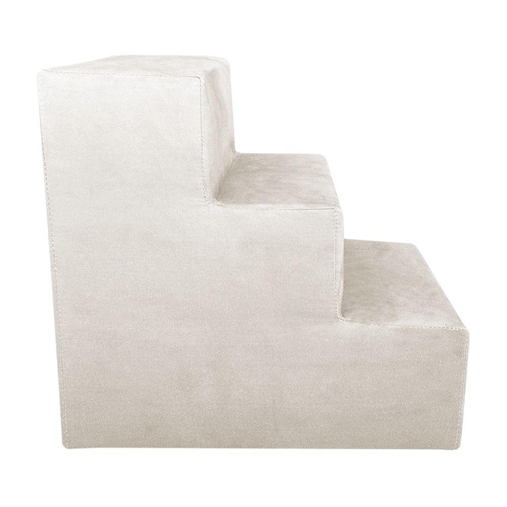 Escada Pet Para Cães E Gatos Suede Bege Dal Poz Estofados - 3