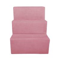 Escada Pet Para Cães E Gatos Suede Rosa Dal Poz Estofados - 2