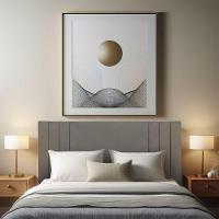 Cabeceira Casal 1,60m Viena Veludo Cinza Dal Poz Estofados - 2