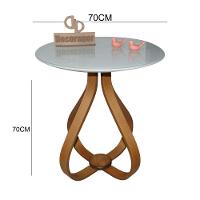 Mesa Lateral Cebola Com Vidro 70cm Off White 70cm - 2