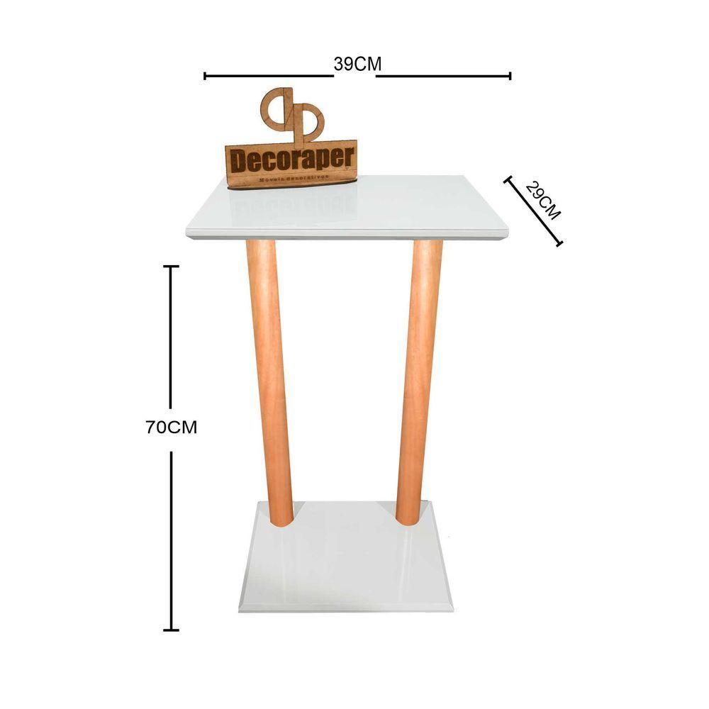 Aproximador De Sofá Laqueado Com Vidro Branco - 2