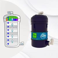 Filtro Refil Alcalino Magnésio Ph 9,5 Purificador Top Life - 5