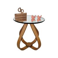 Mesa Canto Cebola Com Espelho 50cm Preto 60cm - 1