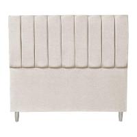 Cabeceira Casal 1,95m Londres Suede Bege Dal Poz Estofados - 2