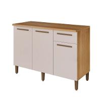 Balcão Imperial 3 Portas Arte Móveis Cinamomo/off - 5