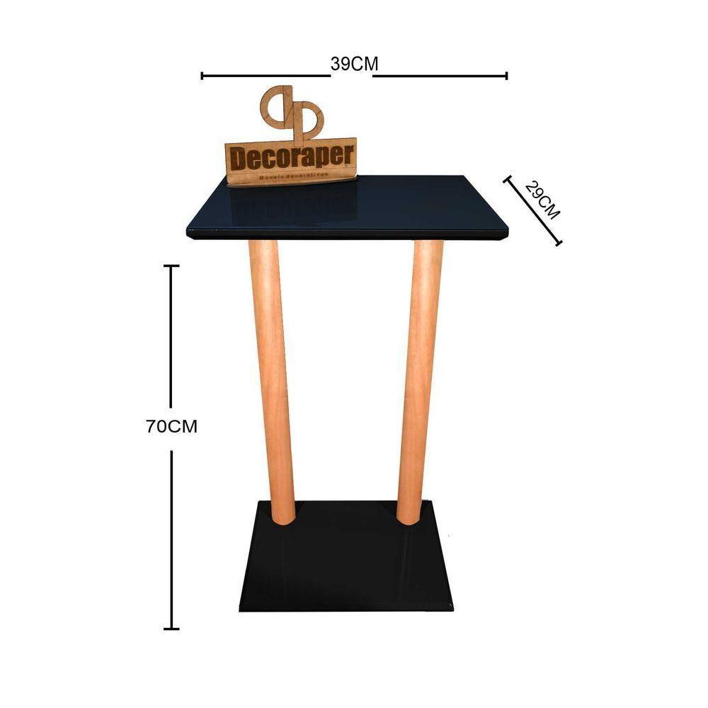 Aproximador De Sofá Laqueado Com Vidro Preto - 2