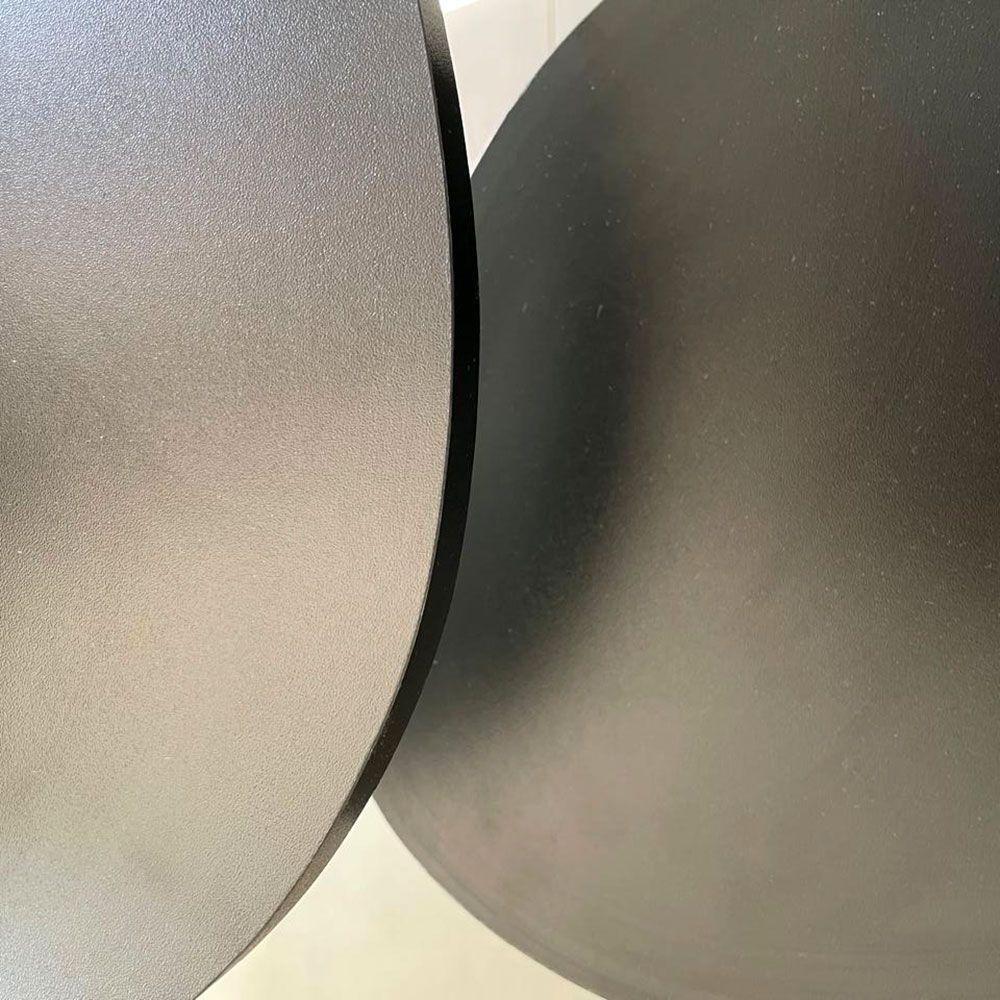 Kit 2 Mesas Laterais De Canto Monopé Com Tampo Orgânico Cor Preto - 4