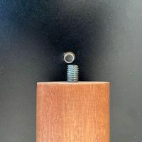 Kit 2 Mesas Laterais De Canto Monopé Com Tampo Orgânico Cor Preto - 5