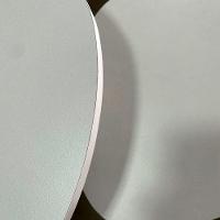 Kit 2 Mesas Laterais De Canto Monopé Com Tampo Orgânico Cor Branco