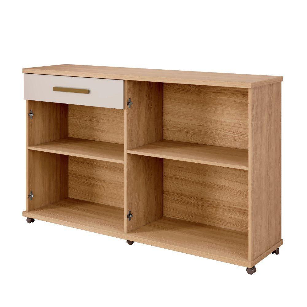 Balcão Campinas Com 4 Portas Arte MóveisCinamomo/grafite - 2