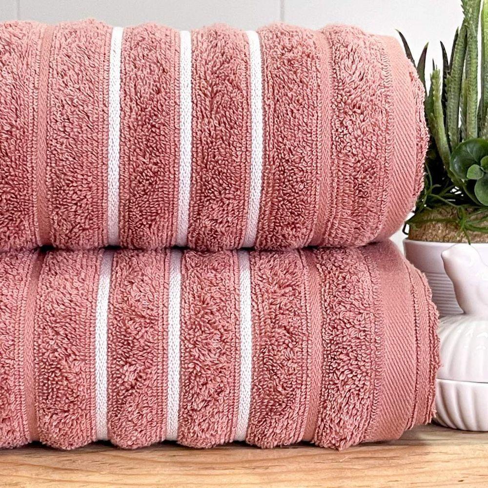 Toalha De Rosto Wave 50x70 Rosa - 2