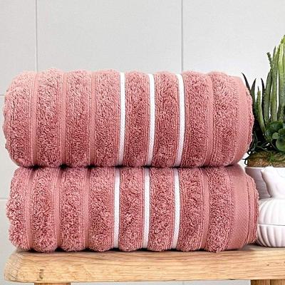 Toalha De Rosto Wave 50x70 Rosa