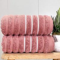 Toalha De Rosto Wave 50x70 Rosa - 1