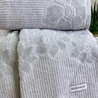 Toalha De Banho Buddemeyer Lollipop Veludo 70x135 Prata - 2