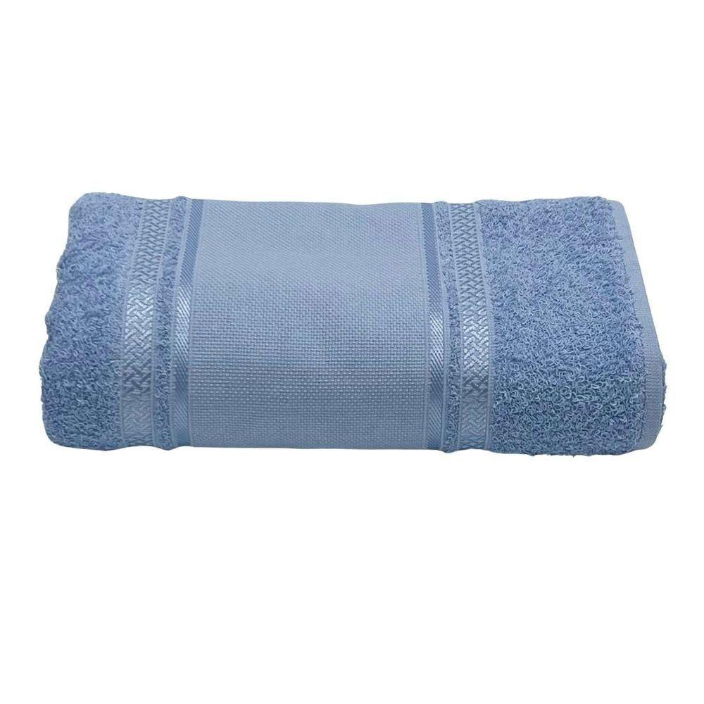 Toalha Visita Para Bordar Teka Criativa 30x50cm Azul Claro - 4