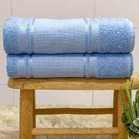 Toalha Visita Para Bordar Teka Criativa 30x50cm Azul Claro - 1