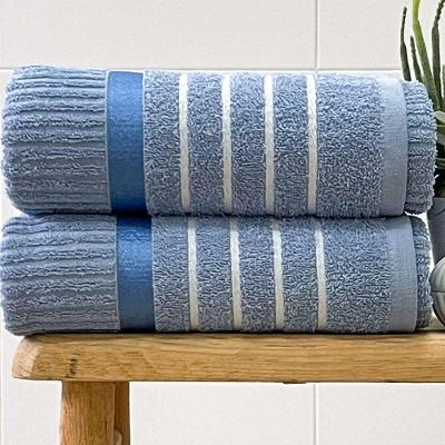 Toalha De Rosto Fio Penteado Nancy 50x70 Azul