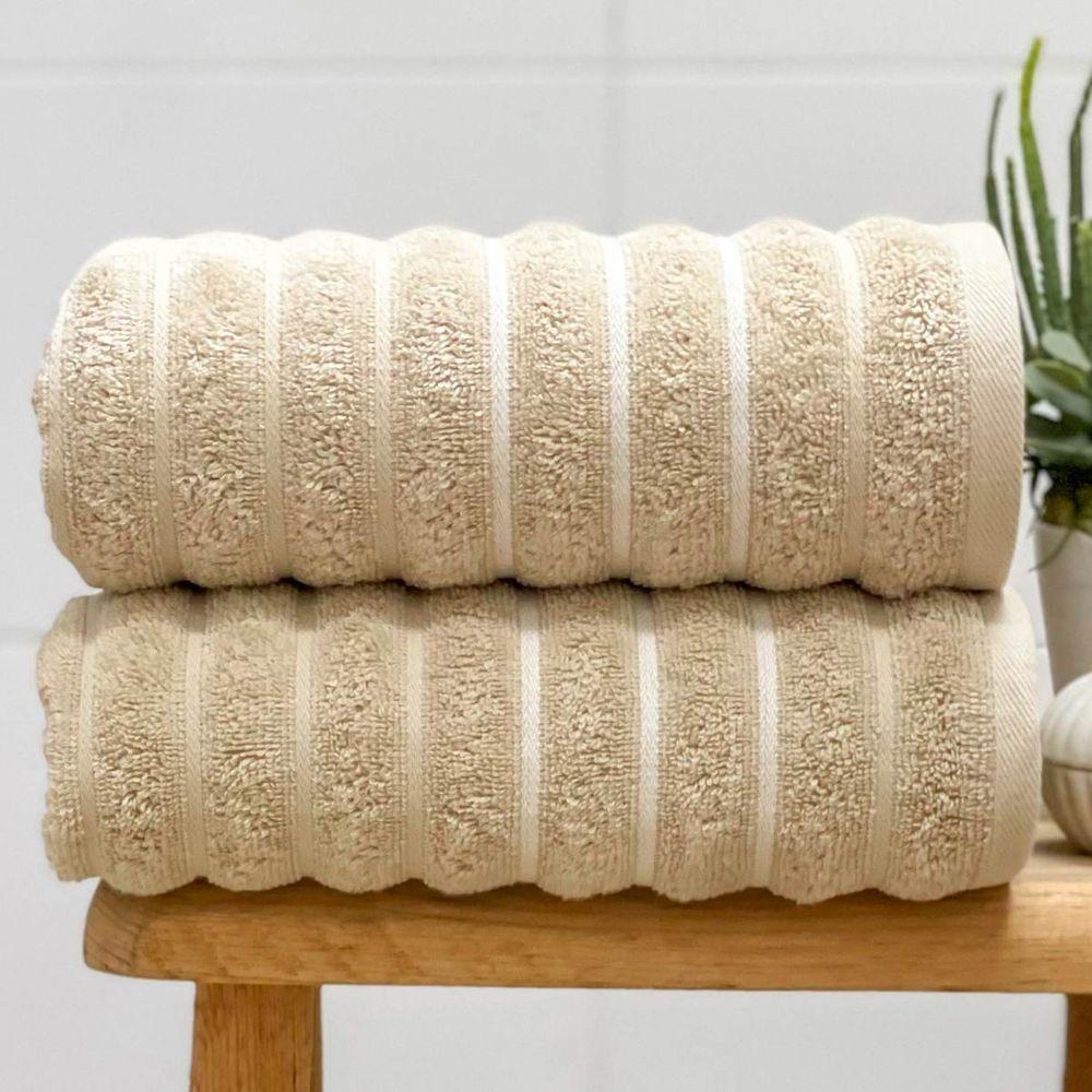 Toalha De Banho Wave 70x140 Bege - 1
