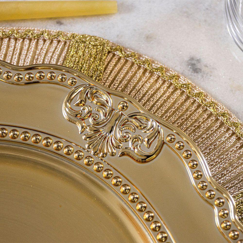 Sousplat Copa E Cia Galles Elegance Provence Gold - 3