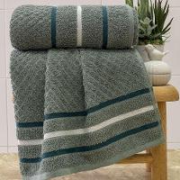 Toalha Banhão Verona Fio Penteado 75x150 Verde - 1