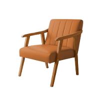 Kit 2 Poltronas Decorativa Com Braço Em Madeira Maciça Livia Courino Caramelo - 5