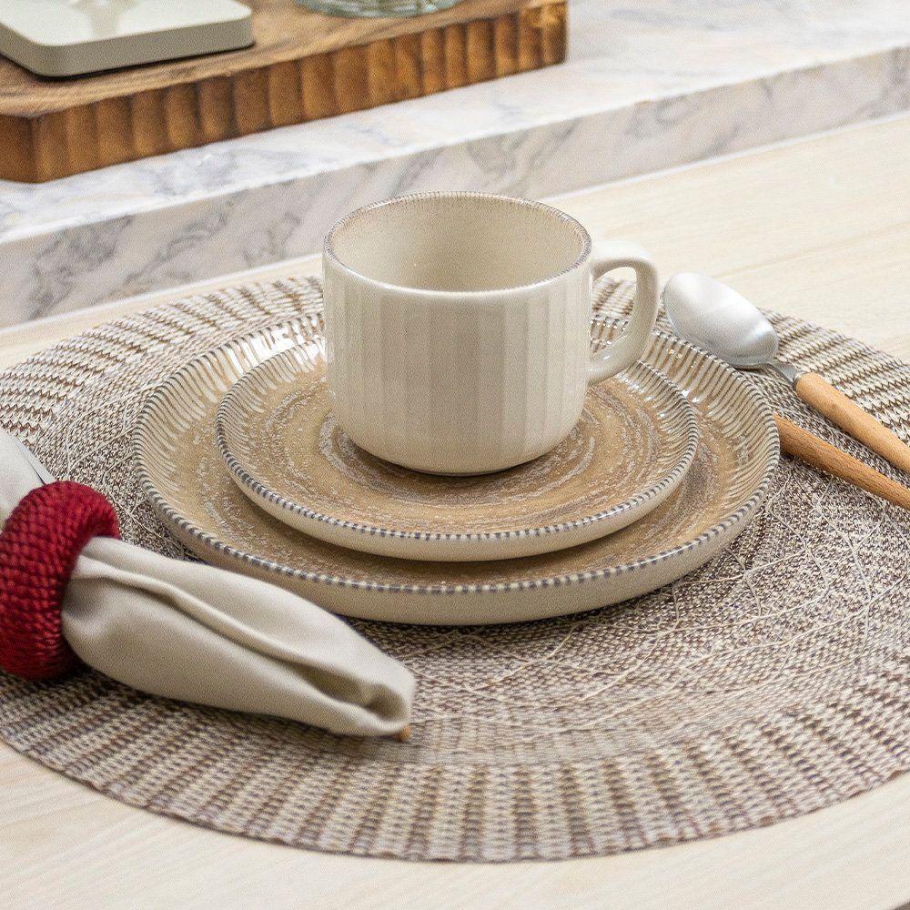 Xícara Com Pires Copa E Cia Ravonna Em Cerâmica Arena Clara - 2