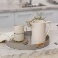 Xícara Com Pires Copa E Cia Ravonna Em Cerâmica Arena Clara - 4