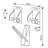 Suporte Para Tv 10"-85" Universal Inclinável Brasforma Sbrub910 Preto - 2