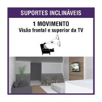 Suporte Para Tv 10"-85" Universal Inclinável Brasforma Sbrub910 Preto - 3