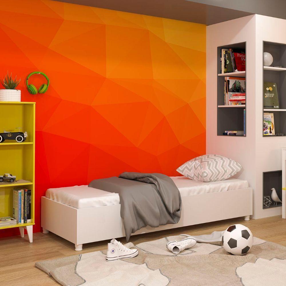 Cama Box Solteiro Mônaco Tcil Móveis Cor:branco - 2