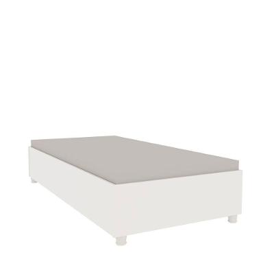 Cama Box Solteiro Mônaco Tcil Móveis Cor:branco