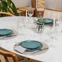 Prato De Sobremesa Copa E Cia Ravonna Em Cerâmica Chloros Verde - 2