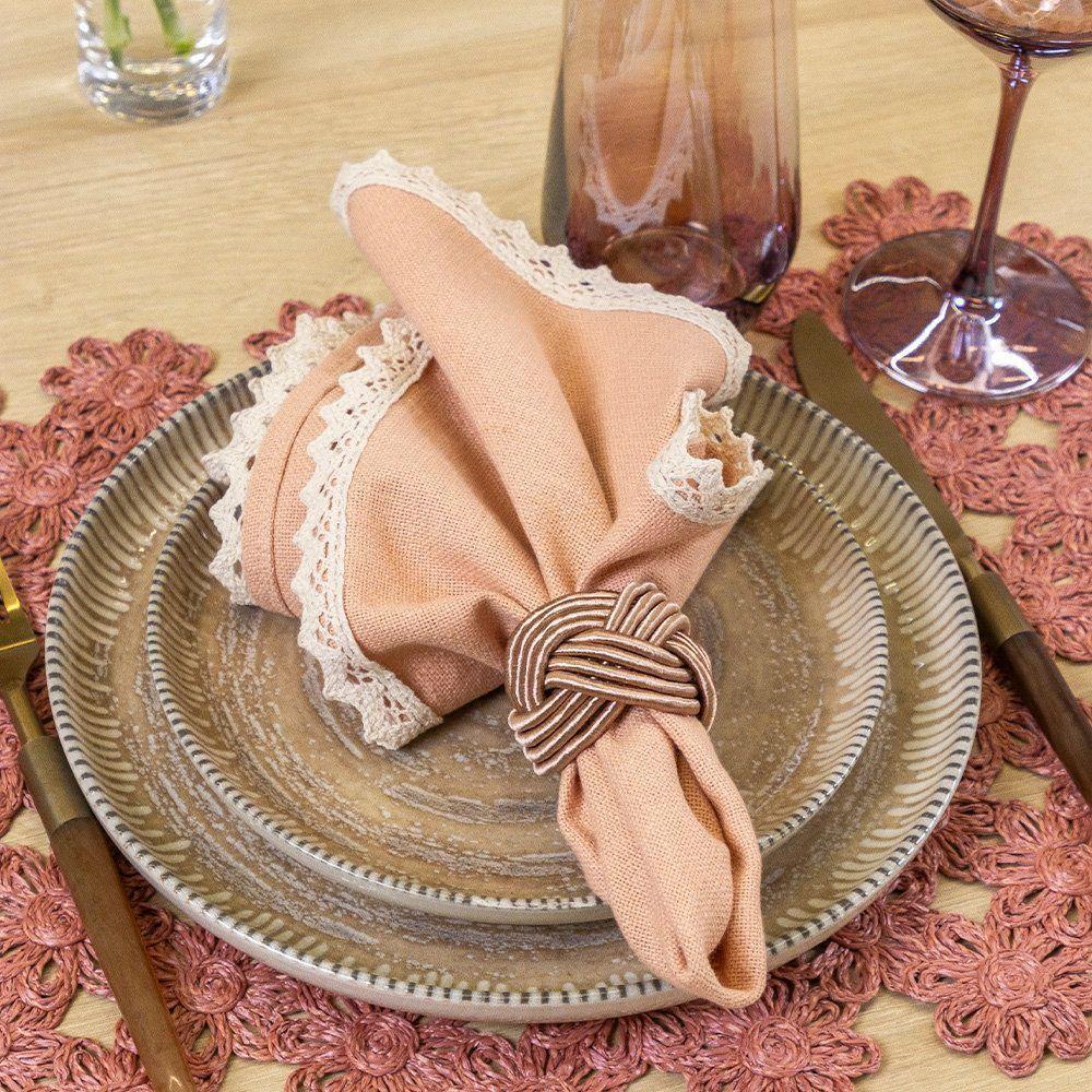 Prato De Sobremesa Copa E Cia Ravonna Em Cerâmica Arena Clara - 2