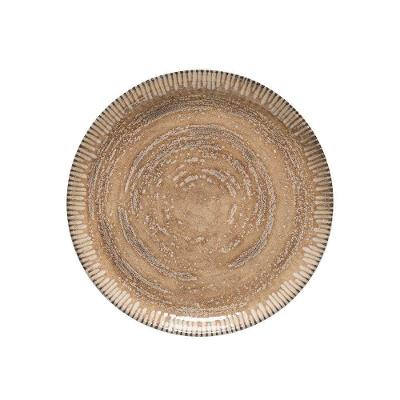 Prato De Sobremesa Copa E Cia Ravonna Em Cerâmica Arena Clara