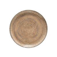 Prato De Sobremesa Copa E Cia Ravonna Em Cerâmica Arena Clara - 1