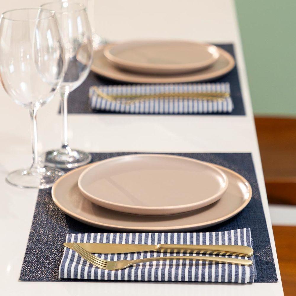 Jogo Americano Copa E Cia 6 Peças Trama Cielo - 2