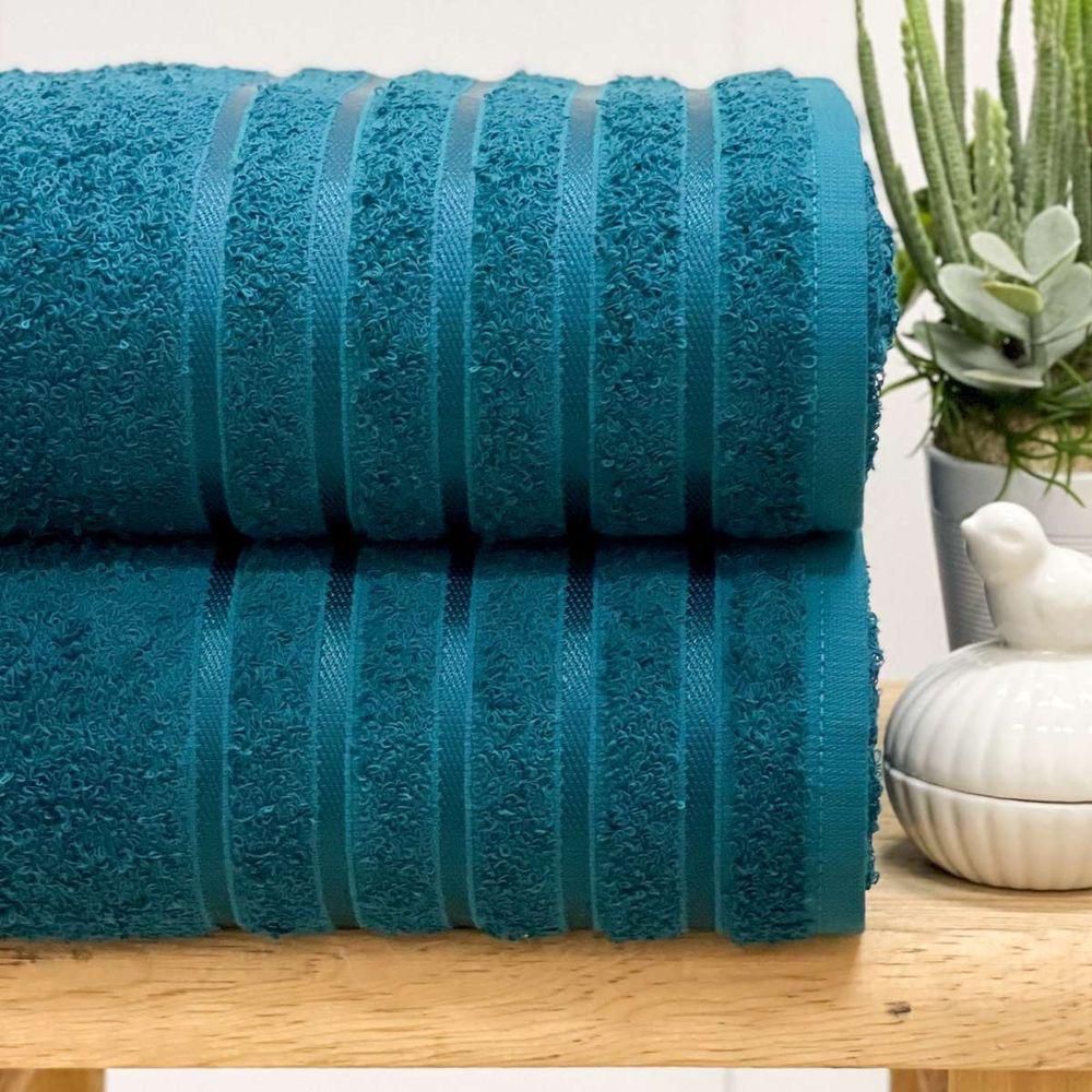 Toalha De Rosto Teka Comfort 45x75 Verde Petróleo - 3