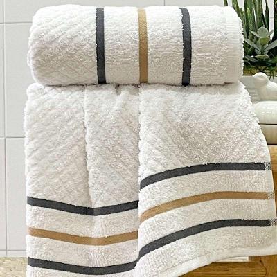 Toalha Banhão Verona Fio Penteado 75x150 Branco