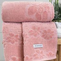 Toalha De Rosto Buddemeyer Lollipop Veludo 48x80 Rosa - 1
