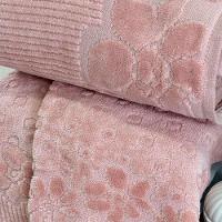 Toalha De Rosto Buddemeyer Lollipop Veludo 48x80 Rosa - 3