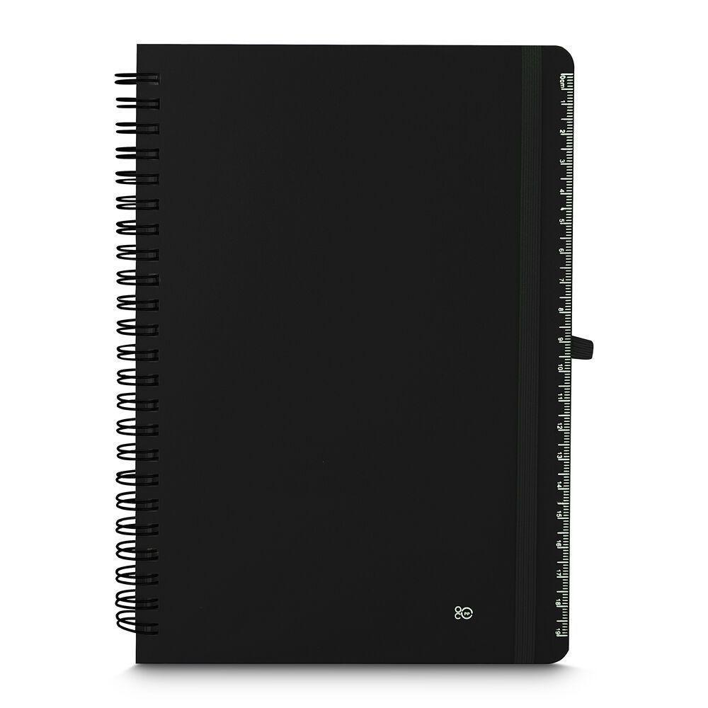 Caderno Elegante Com Suporte Para Caneta - 70 Folhas Para Criatividade E Organização - 1
