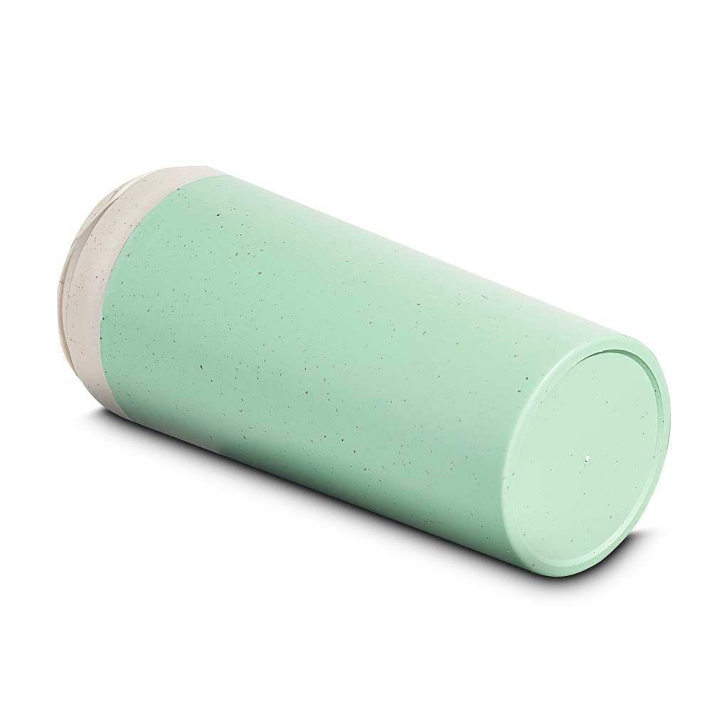 Copo Ecológico Duplo Antivazamento Com Alça Verde - Sustentável E Prático 300ml - 3