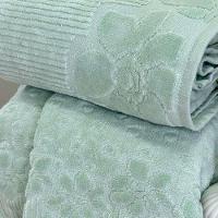 Toalha De Rosto Buddemeyer Lollipop Veludo 48x80 Verde Sereno - 3