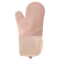 Luva De Silicone Térmica Rosa Com Forro De Algodão - Alta Resistência Ao Calor - 1