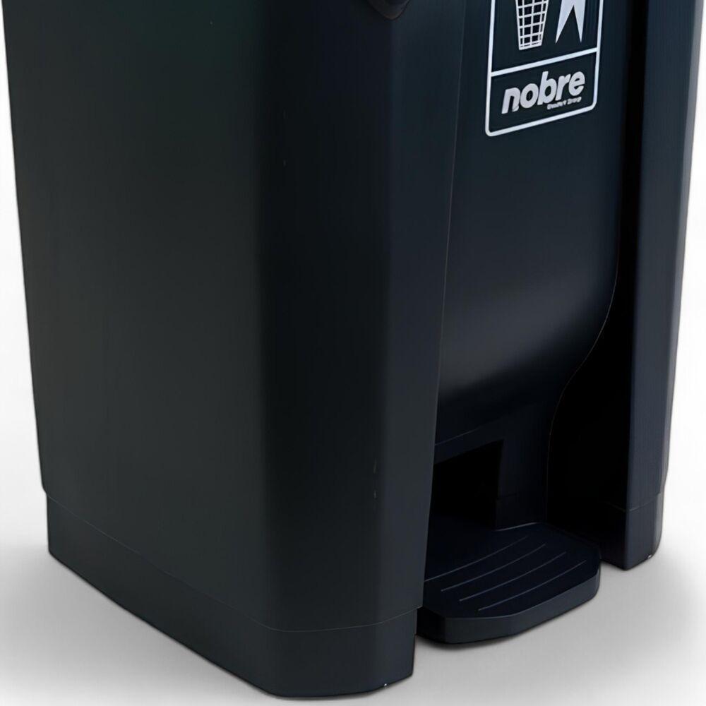 Lixeira Plástica 50l Com Pedal Para áreas Externas - Cinza Grande - 2