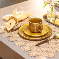 Xícara Com Pires Copa E Cia Ravonna Em Cerâmica Brun Terra - 5