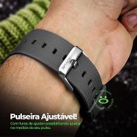 Relogio Prova Dagua Digital + Oculos Sol Protecao Uv Data Dourado Esportivo Ajustavel Menino Criança - 7