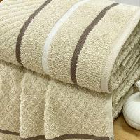 Toalha Banhão Verona Fio Penteado 75x150 Bege - 3