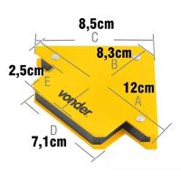 Esquadro Magnético Vonder 10.kg