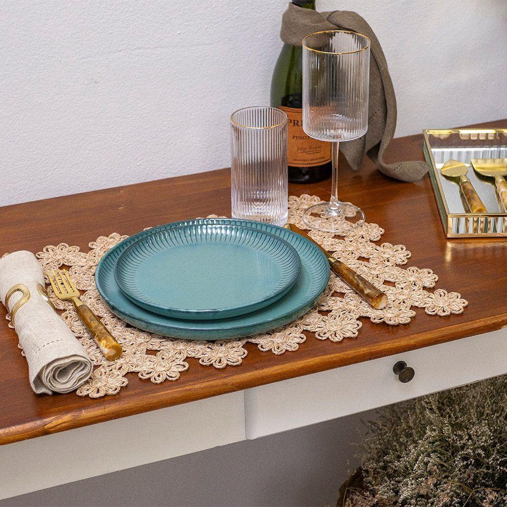 Prato Raso Copa E Cia Ravonna Em Cerâmica Chloros Verde - 2